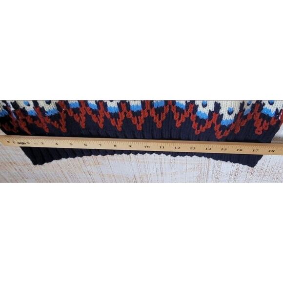 Vintage Rare‎ Gimbels Grandpa Sweater Chunky Ski Sweater Crewneck Sweater - Picture 4 of 14